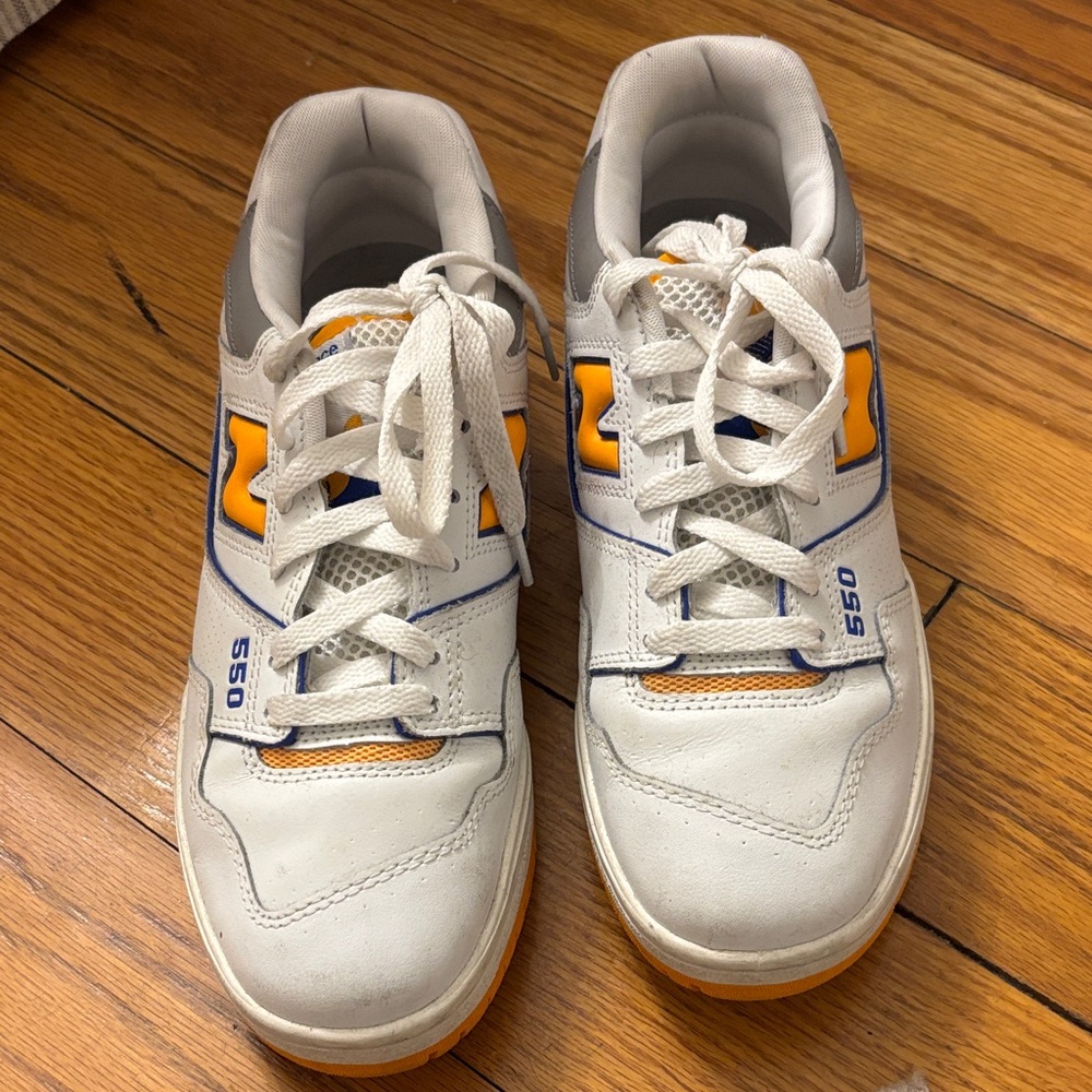 New Balance 550s - White, Blue, Orange